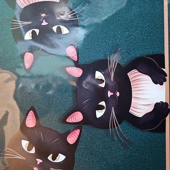 POOPING Black Cats " Are You Pooping" Tin Sign - Picture 5 of 5